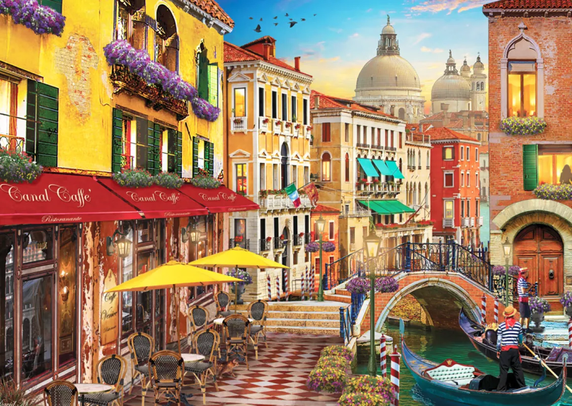 Anatolian – Canal Cafe Venice 1500 Piece Puzzle