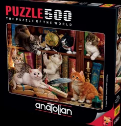 Anatolian – Kittens in the Library 500 Piece Puzzle