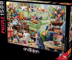 Anatolian – Kittens in the Living Room 1500 Piece Puzzle