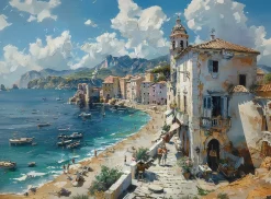 Anatolian – The Village by the Sea 1000 Piece Puzzle