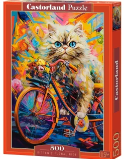 Castorland – Kittens Floral Ride 500 Piece Puzzle