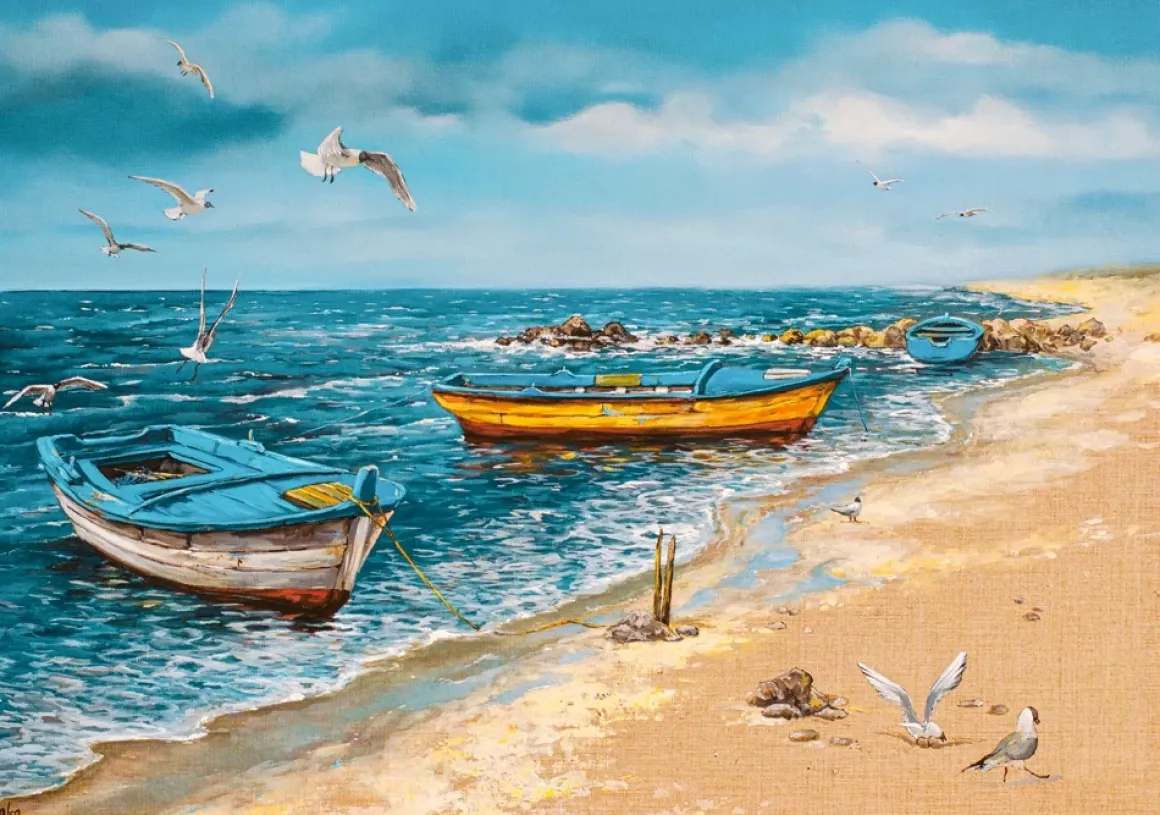 Castorland – Morning at the Seaside 500 Piece Puzzle