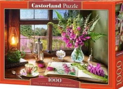 Castorland –  Still Life with Violet Snapdragons 1000 Piece Puzzle