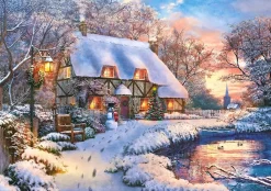 Castorland – Winter Cottage 500 Piece Puzzle