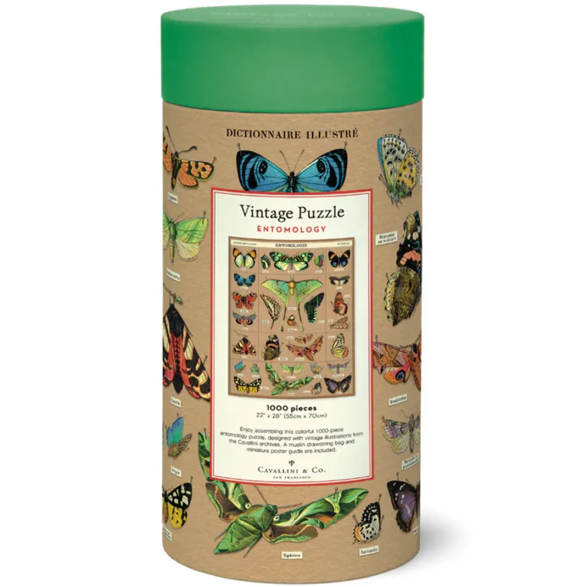 Cavallini & Co – Vintage Puzzle – Entomology 1000 Piece Puzzle