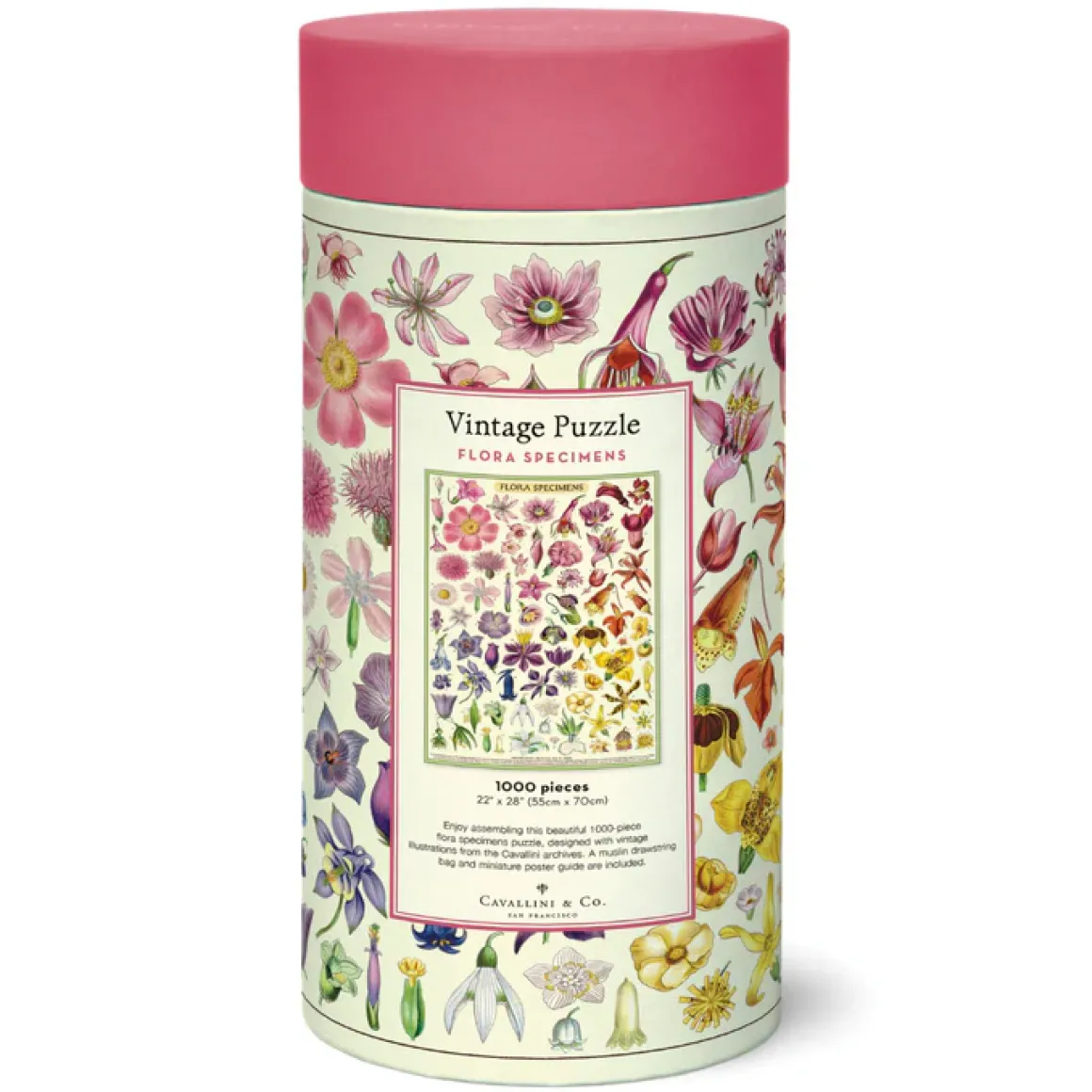 Cavallini & Co – Vintage Puzzle – Flora Specimans 1000 Piece Puzzle