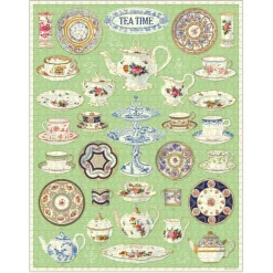 Cavallini & Co – Vintage Puzzle – Tea Time 1000 Piece Puzzle