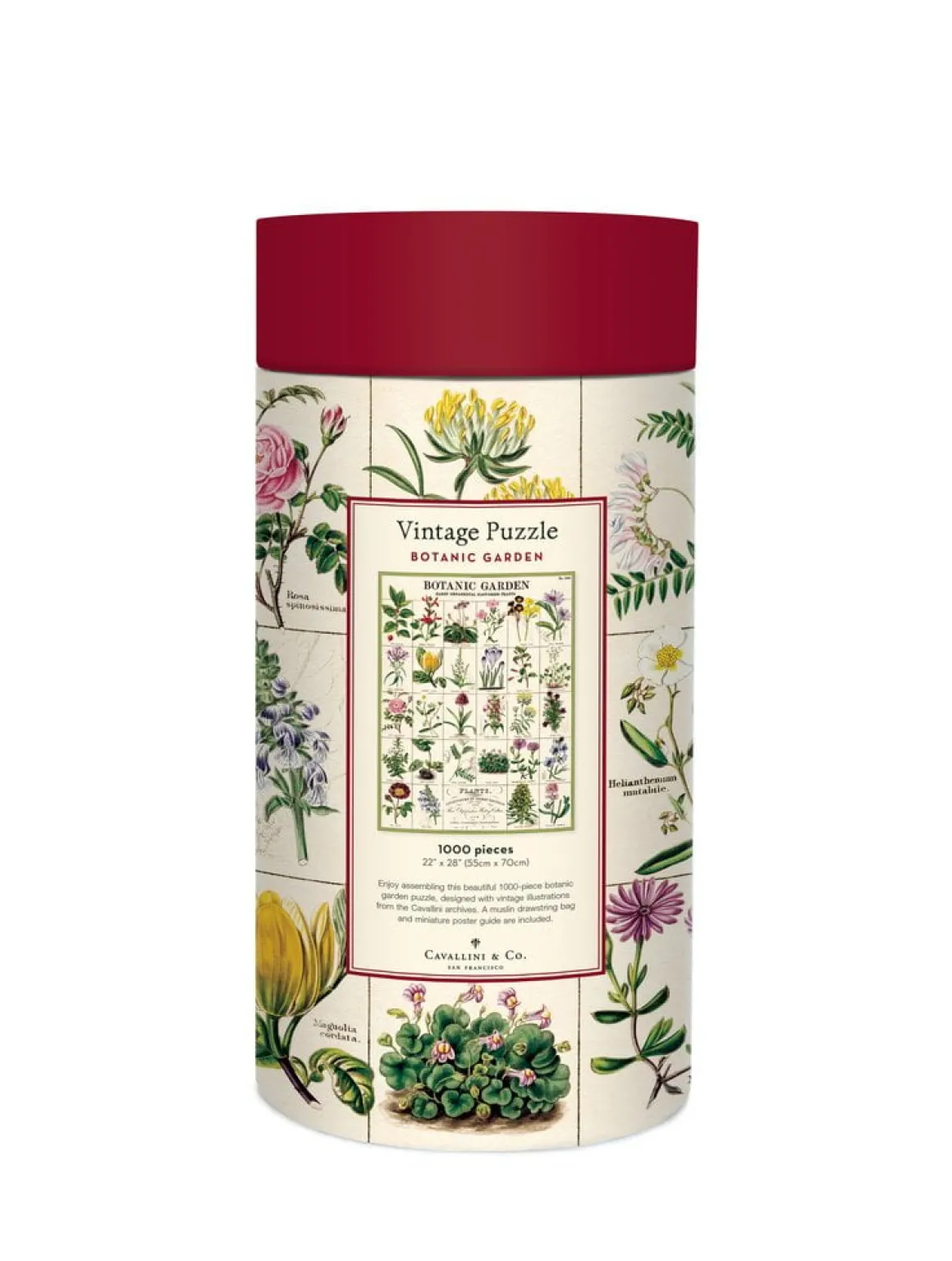 Cavallini & Co – Vintage Puzzle – Botanic Garden 1000 Piece Puzzle
