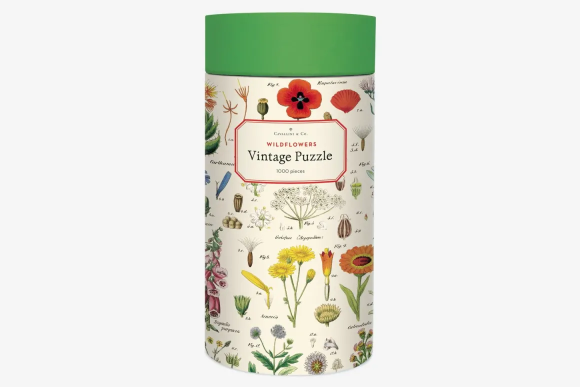 Cavallini & Co – Vintage Puzzle – Wildflowers 1000 Piece Puzzle