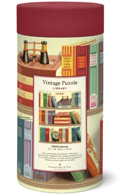 Cavallini & Co – Vintage Puzzle – Library 1000 Piece Puzzle