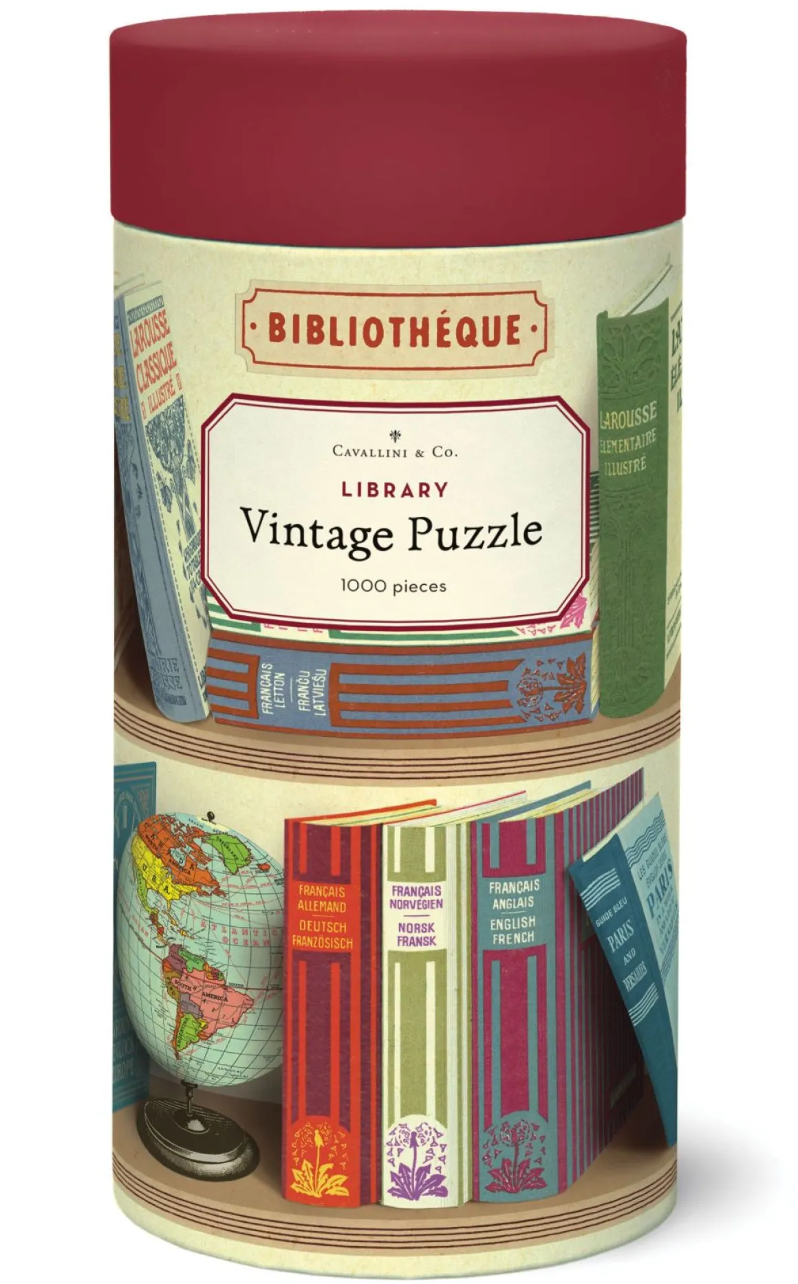Cavallini & Co – Vintage Puzzle – Library 1000 Piece Puzzle