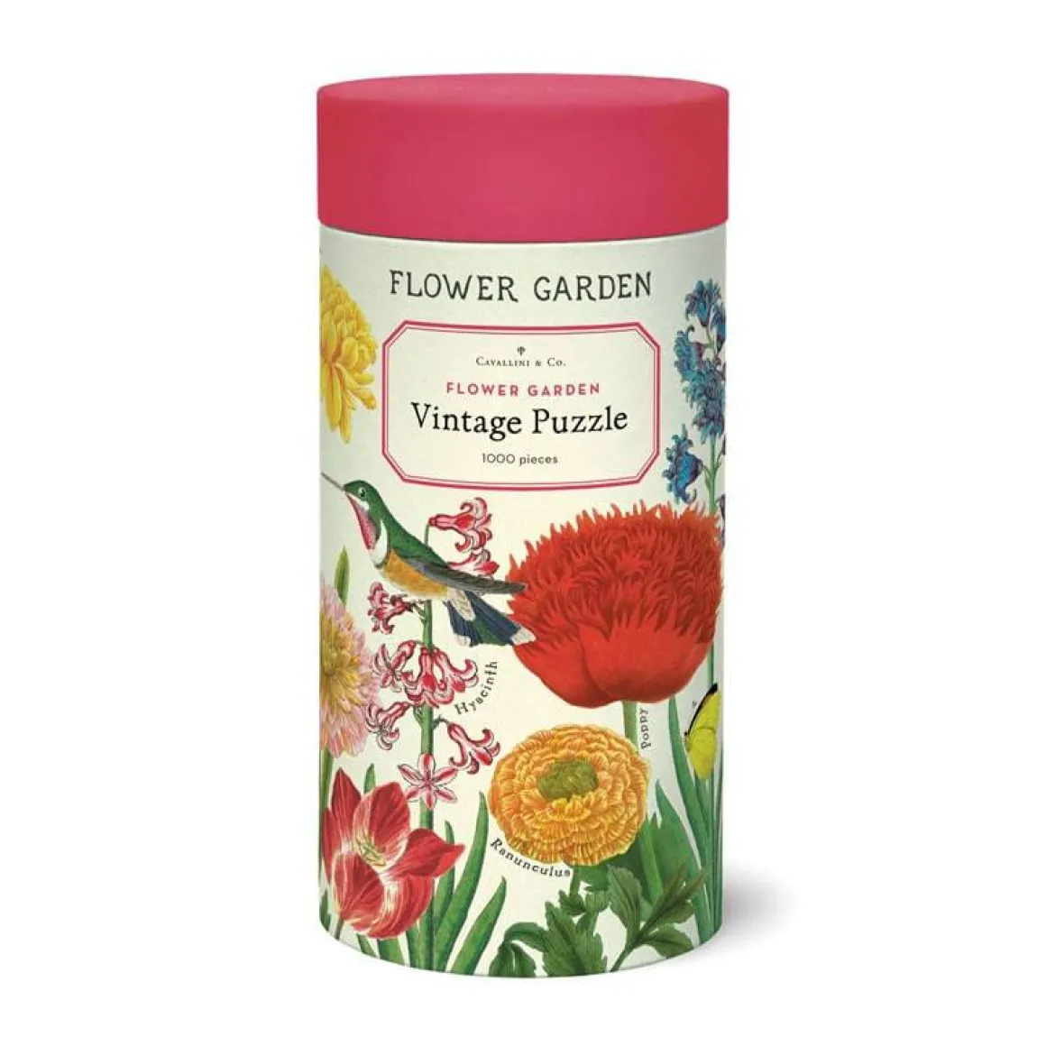 Cavallini & Co – Vintage Puzzle – Flower Garden 1000 Piece Puzzle