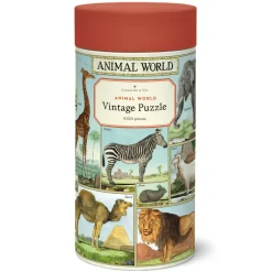 Cavallini & Co – Vintage Puzzle – Animal World 1000 Piece Puzzle
