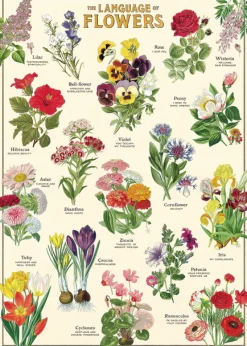 Cavallini Language of Flowers 1000 Piece Puzzle