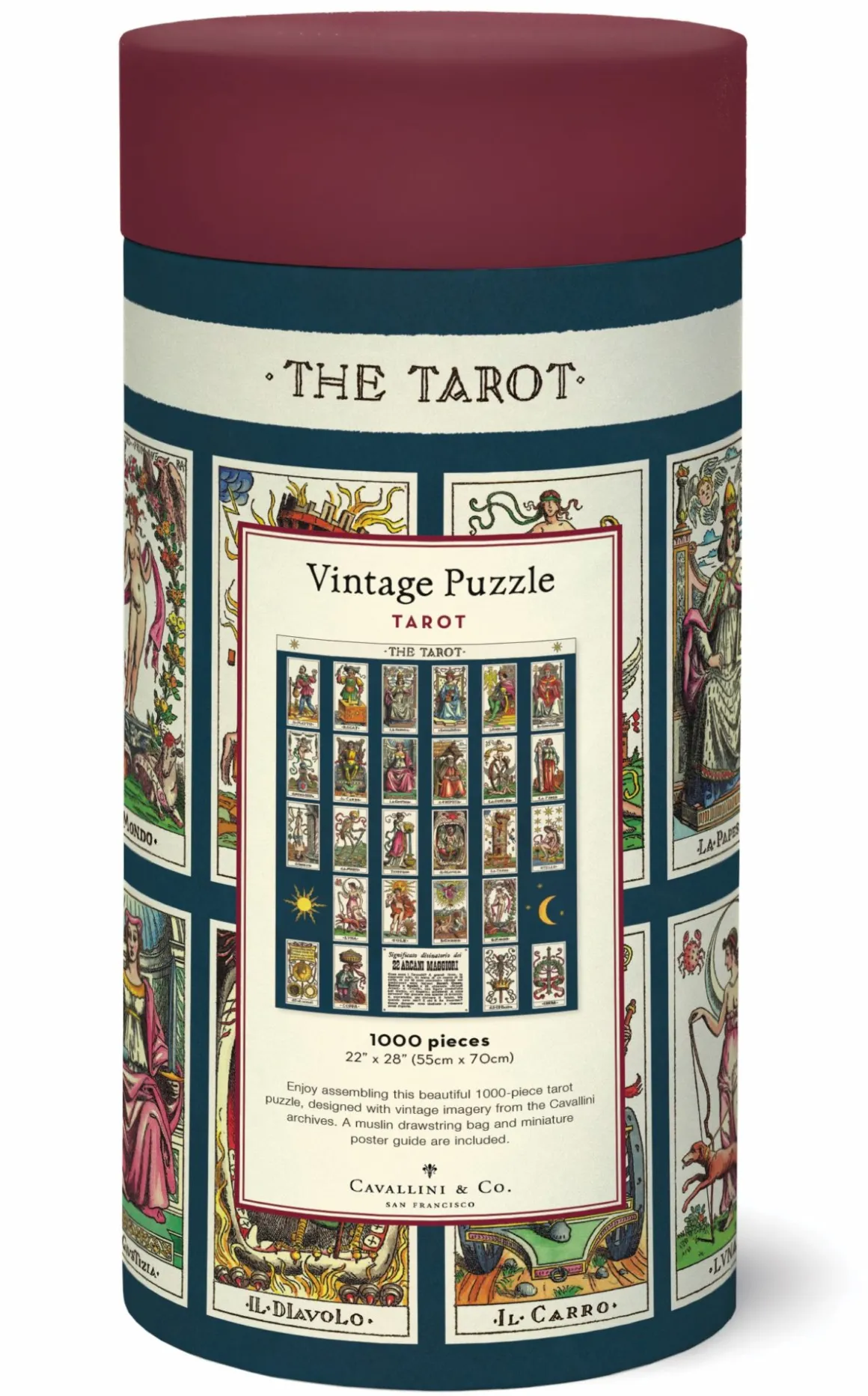Cavallini Tarot 1000 Piece Jigsaw Puzzle