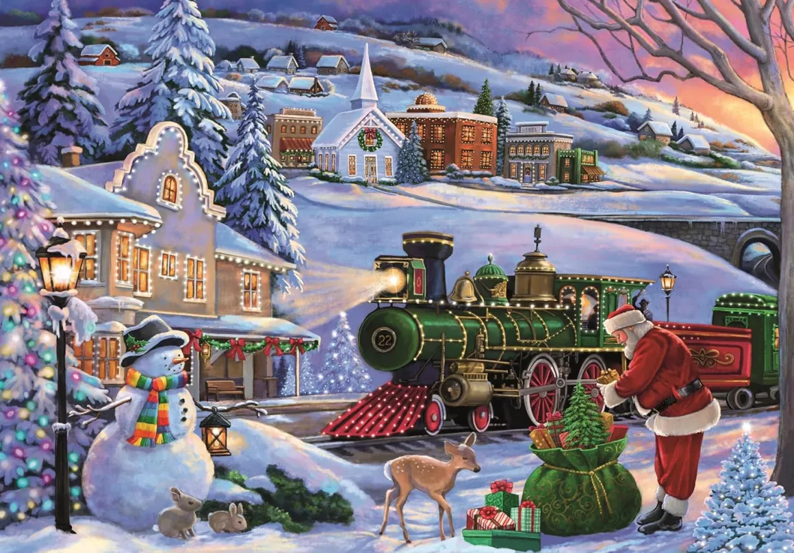 Clementoni – Christmas Train 500 Piece Puzzle