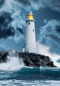 Clementoni – Lighthouse in the Storm 1000 Piece Puzzle