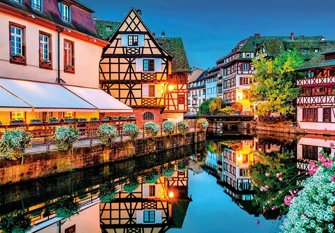 Clementoni – Strasbourg Old Town 500 Piece Puzzle