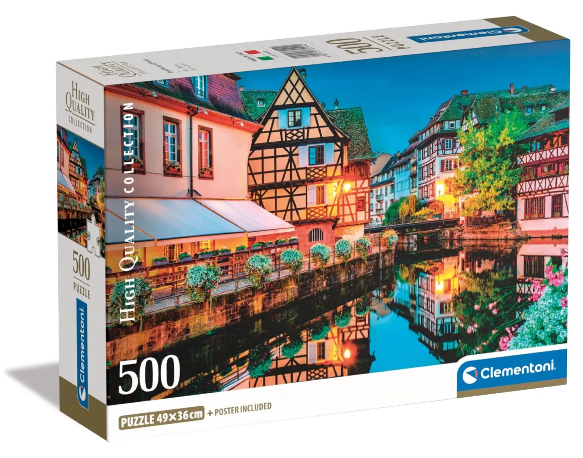 Clementoni – Strasbourg Old Town 500 Piece Puzzle