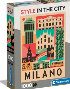 Clementoni – Style in the City, Milano 1000 Piece Puzzle