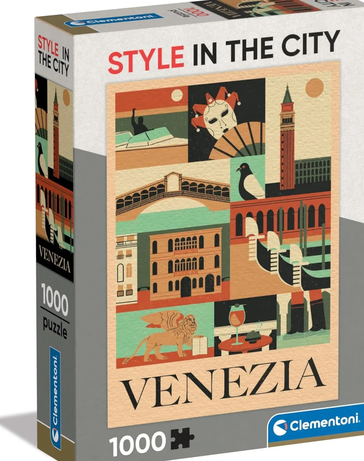 Clementoni – Style in the City, Venice 1000 Piece Puzzle