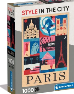 Clementoni – Style in the City, Paris 1000 Piece Puzzle