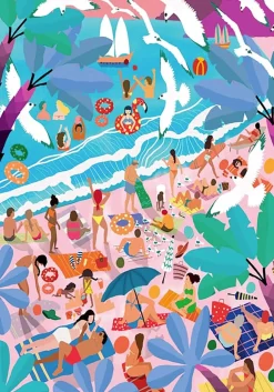 Clementoni – Sunday at the Beach 1000 Piece Puzzle