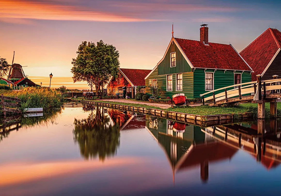 Clementoni – Zaanse Schans 1500 Piece Puzzle