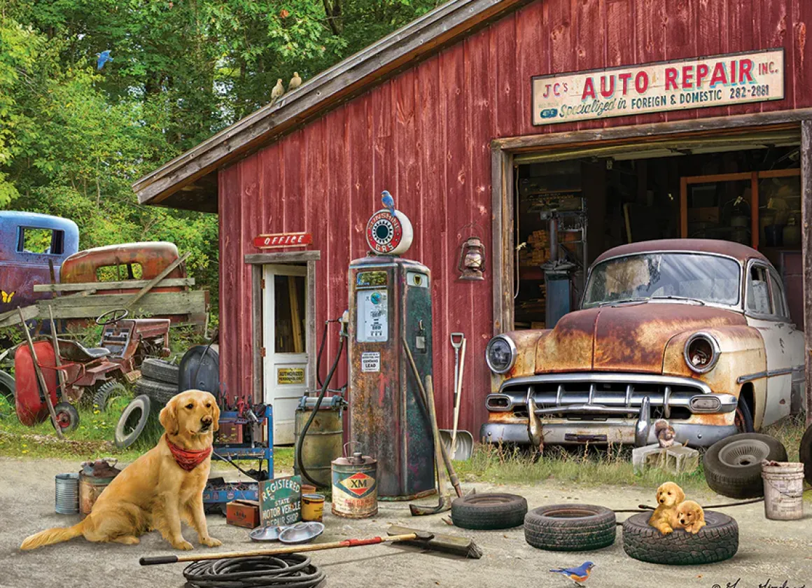 Cobble Hill – Auto Repair 500 Piece Puzzle