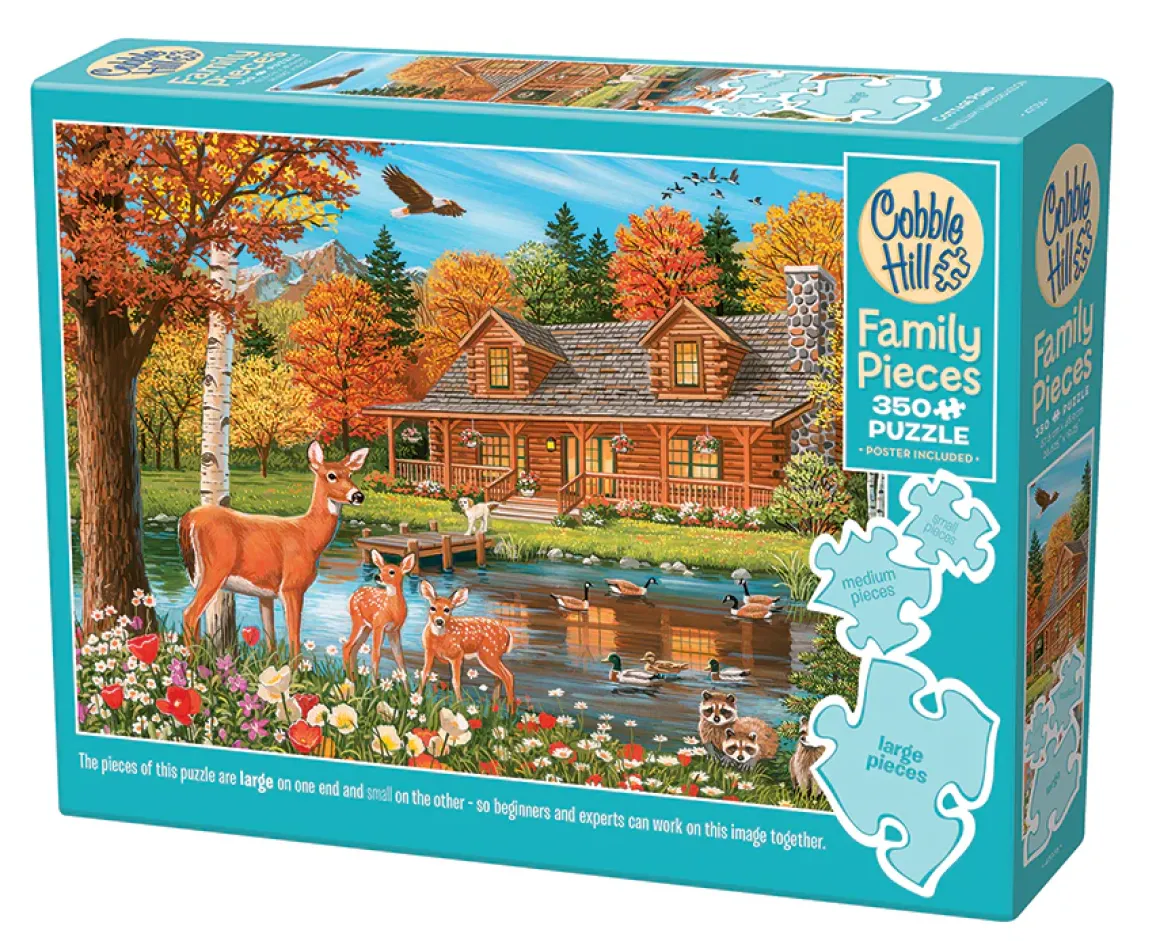 Cobble Hill – Cottage Pond 350 Piece Family Puzzle