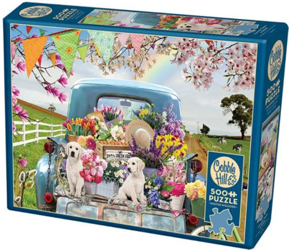 Cobble Hill – Country Truck in Spring 500 Piece Puzzle