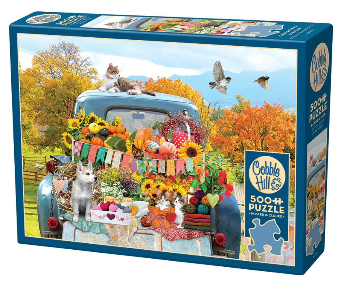 Cobble Hill – Country Truck In Autumn 500 Piece Puzzle