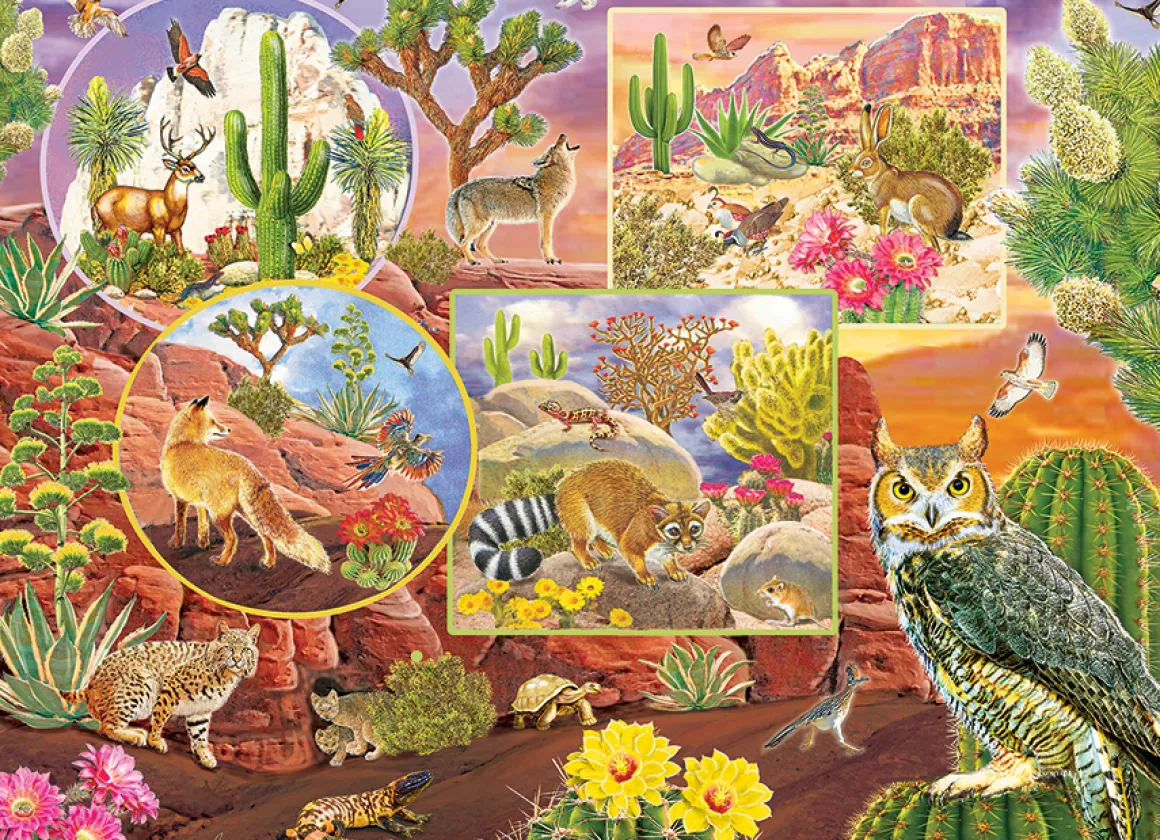 Cobble Hill – Desert Magic 350 Piece Family Jigsaw Puzzle
