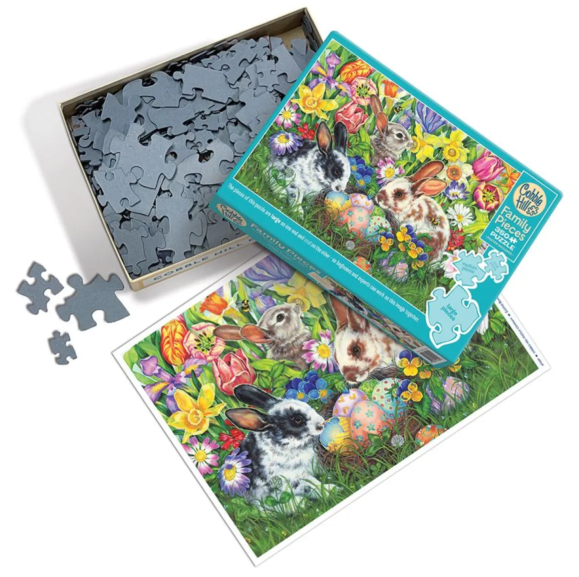 Cobble Hill – Easter Bunnies 350 Piece Family Jigsaw Puzzle