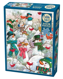 Cobble Hill – Hill of a Lot of Snowmen 500 Piece Puzzle