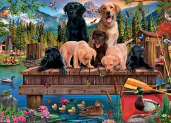 Cobble Hill – Pups and Ducks 350 Piece Family Puzzle