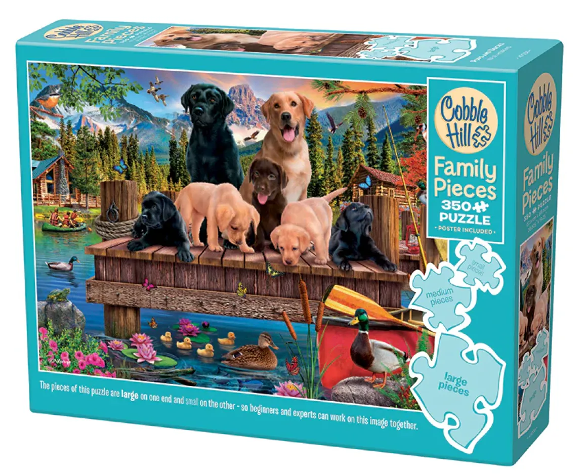 Cobble Hill – Pups and Ducks 350 Piece Family Puzzle