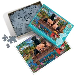 Cobble Hill – Pups and Ducks 350 Piece Family Puzzle
