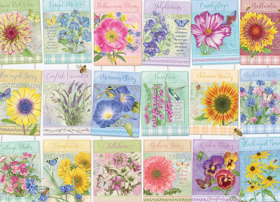 Cobble Hill – Seed Packets 500 Piece Puzzle