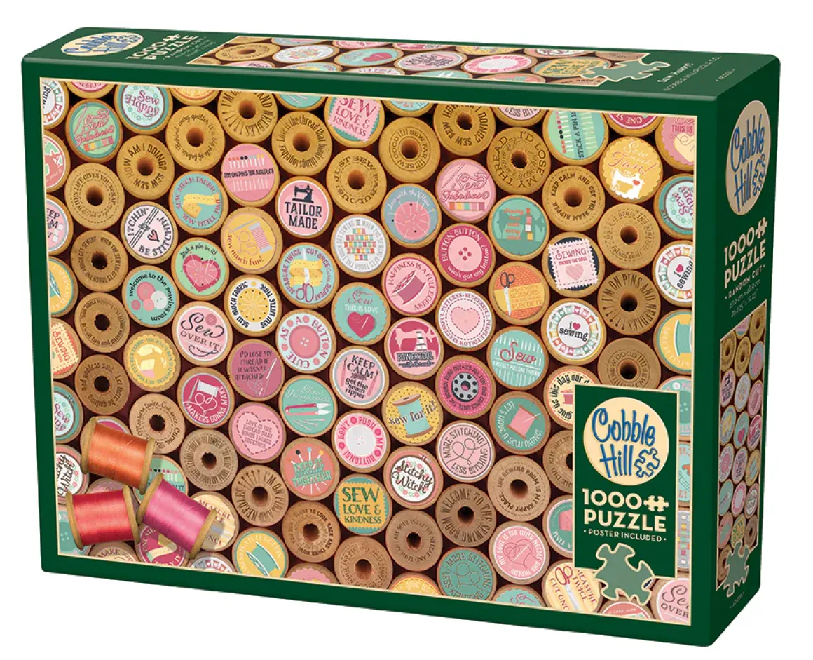 Cobble Hill – Sew Happy 1000 Piece Puzzle