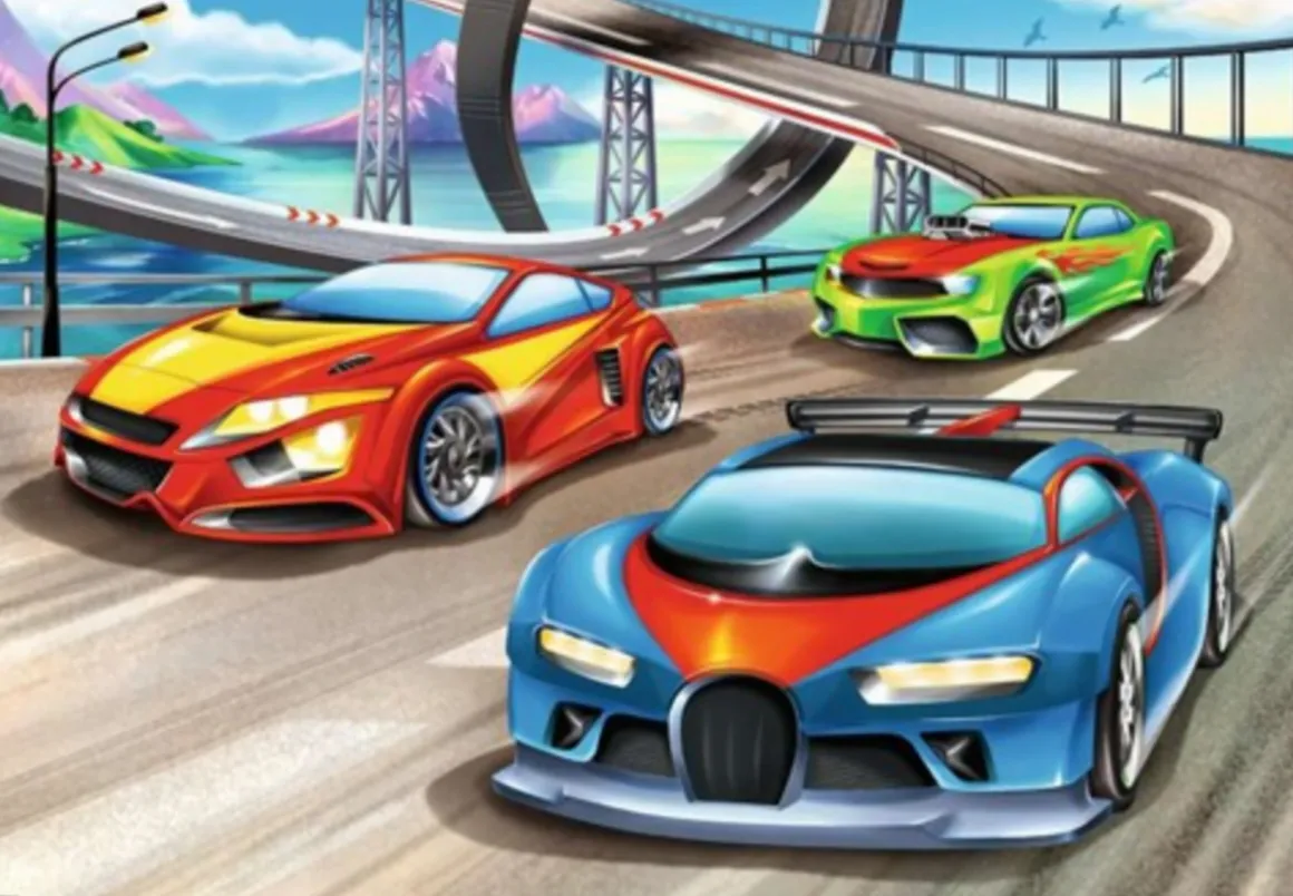 CONSTRUCTION & CARS 2 X 24 PIECE PUZZLE – RAVENSBURGER