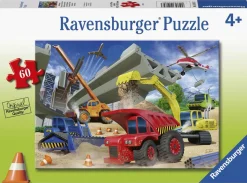 CONSTRUCTION TRUCKS 60 PIECE PUZZLE – RAVENSBURGER
