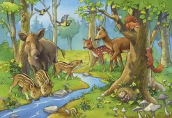 CUTE FOREST ANIMALS 2 X 24 PIECE PUZZLE – RAVENSBURGER