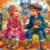 Delfy – Autumns Tender Gesture 1000 Piece Puzzle
