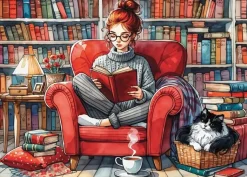 Delfy – Cozy Reading Time 1000 Piece Puzzle