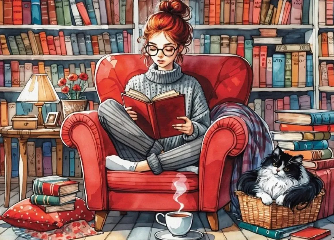 Delfy – Cozy Reading Time 1000 Piece Puzzle