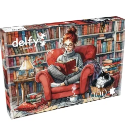 Delfy – Cozy Reading Time 1000 Piece Puzzle