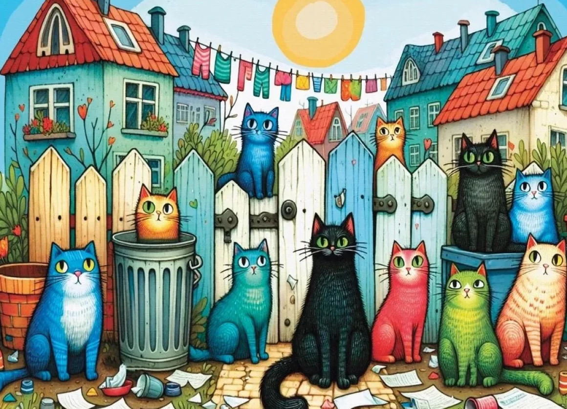 Delfy – Whiskers on the Street 1000 Piece Puzzle