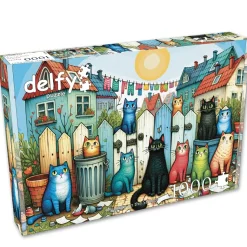 Delfy – Whiskers on the Street 1000 Piece Puzzle