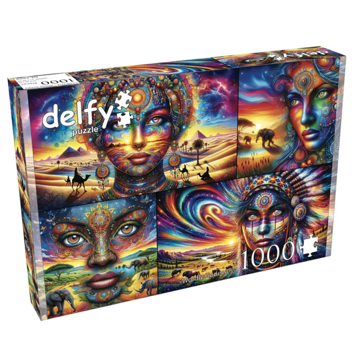 Delfy – Worldly Godesses 1000 Piece Puzzle